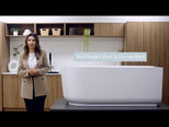 Bao Elegant 1700mm Back to Corner Bath