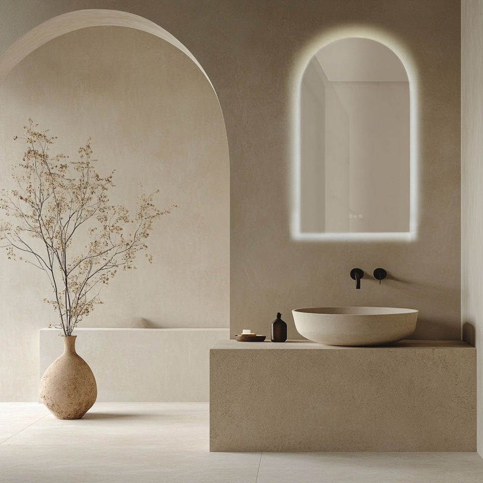 Radiant Ark Frameless LED Mirror 1000mm - 1800mm