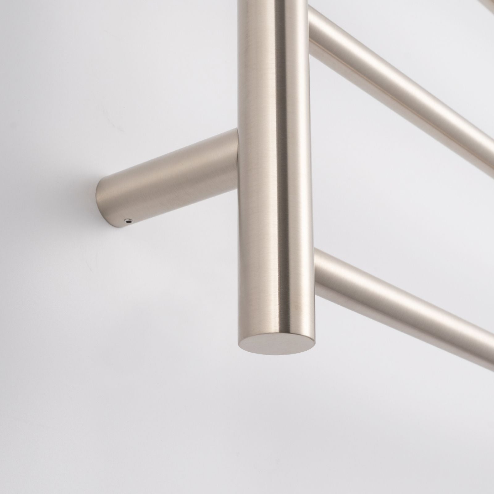 Close Radiant Heated Round Ladder 430 X 1100mm Brushed Nickel BN-RTR430 - The Blue Space