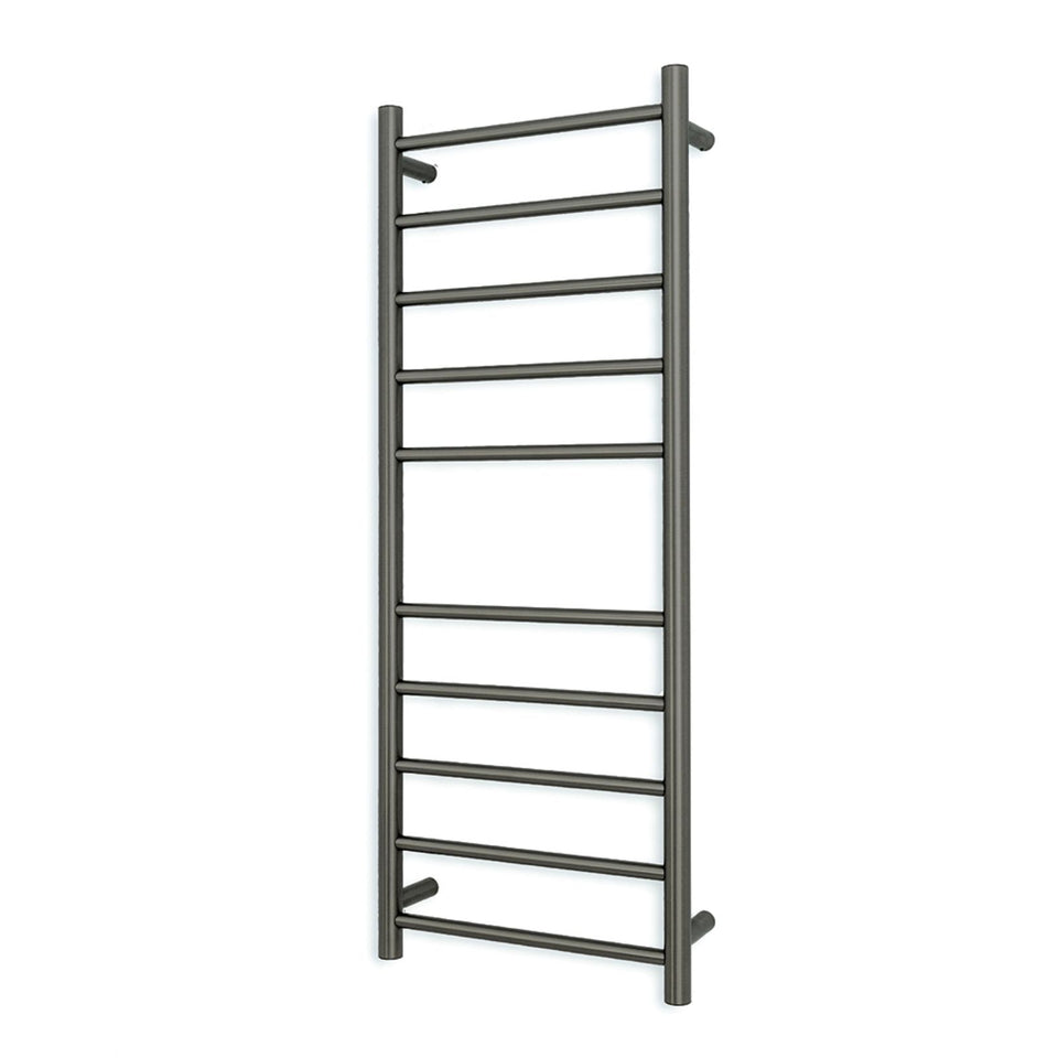Radiant Heated Round Ladder 430x1100mm - Gun Metal Grey