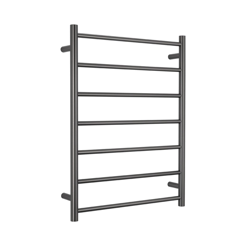 Radiant Round 7 Bar Heated Rail 600mmx800mm Gun Metal