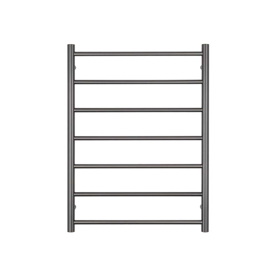 Radiant Round 7 Bar Heated Rail 600mmx800mm Gun Metal