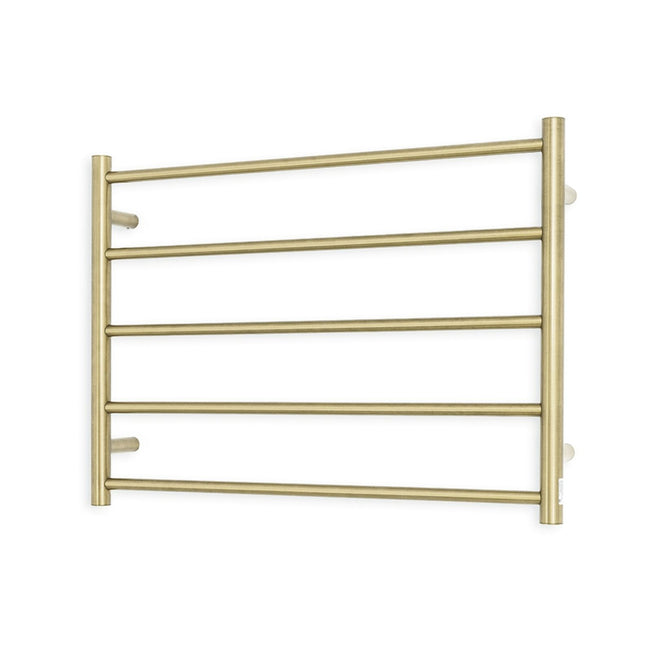 Radiant Heated Round Ladder 750 x 550mm Light Gold LG-RTR03 - The Blue Space