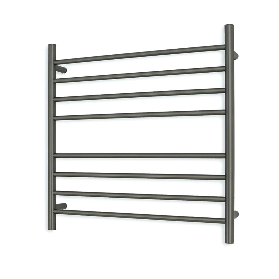 Radiant Round 8 Bar Heated Rail 750mmx750mm Gun Metal