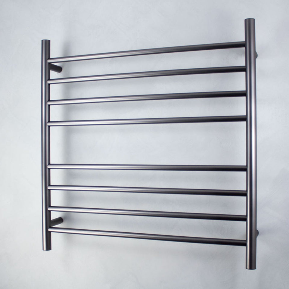 Radiant Round 8 Bar Heated Rail 750mmx750mm Gun Metal