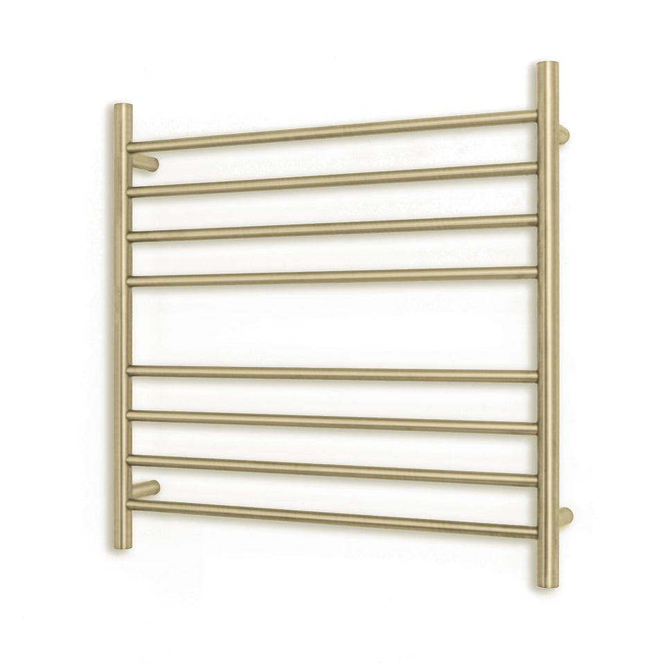 Radiant Heated Round Ladder 750mm x 750mm Light Gold