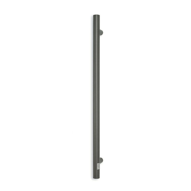 Radiant Heated Vertical towel rail 40 x 950mm Gun Metal grey GMG-VTR-950 - The Blue Space