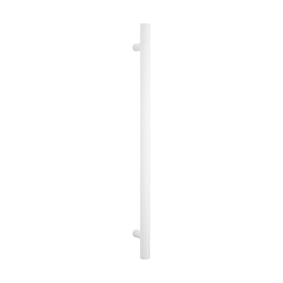 Radiant Vertical Towel Rail 40 x 950mm Matt White