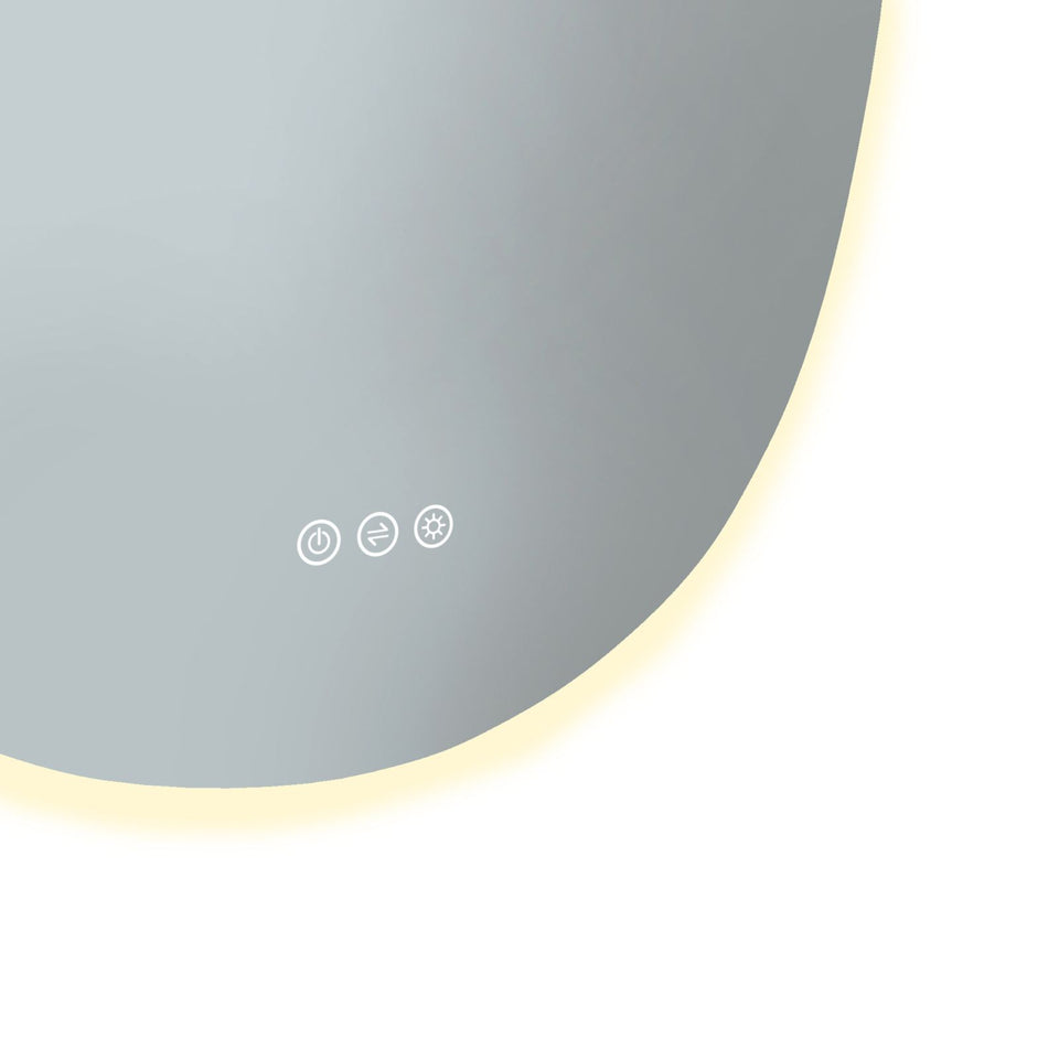 Radiant Pebl Frameless LED Mirror