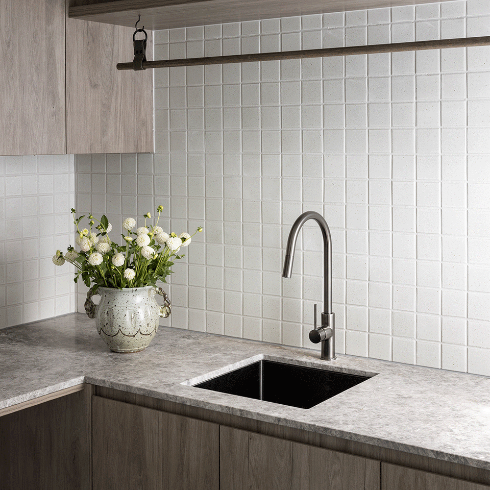 Meir Single Bowl PVD Kitchen Sink 450mm - Gunmetal Black
