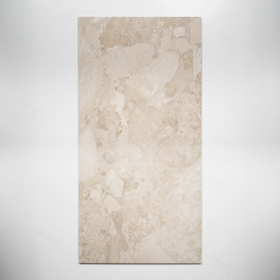Roccia Beige Lappato Porcelain Tile P4 600 x 1200mm