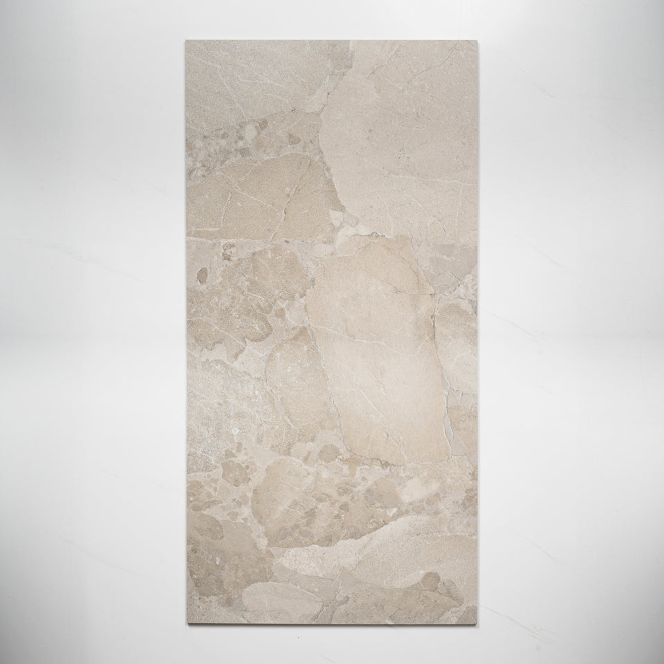 Roccia Greige External Porcelain Tile P4 600 x 1200mm