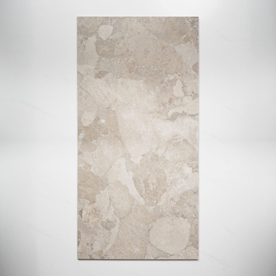 Roccia Greige Lappato Porcelain Tile P4 600 x 1200mm