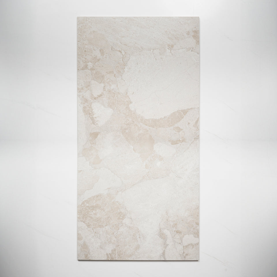 Roccia White External Porcelain Tile P4 600 x 1200mm