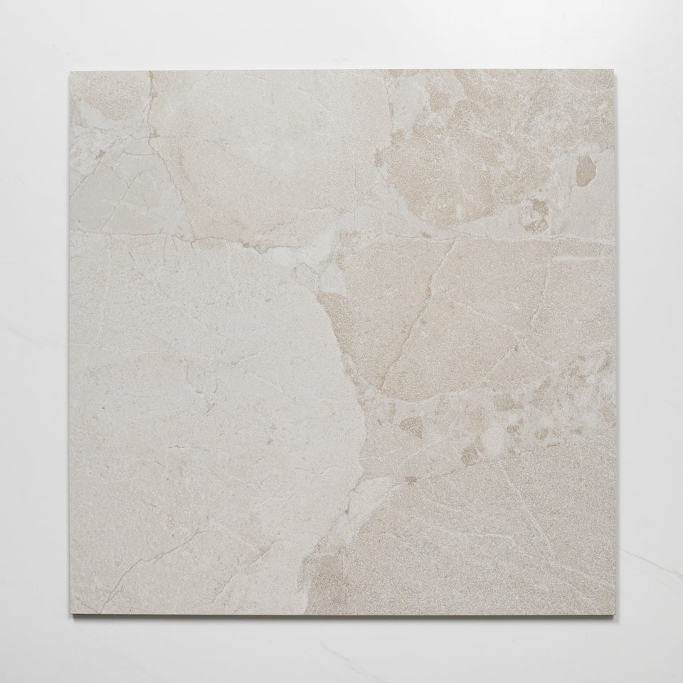 Roccia White Lappato Porcelain Tile P4 600 x 600mm