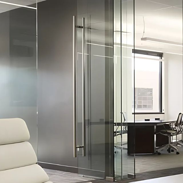 Zanda Round Profile Pull Handles 1800mm Stainless Steel