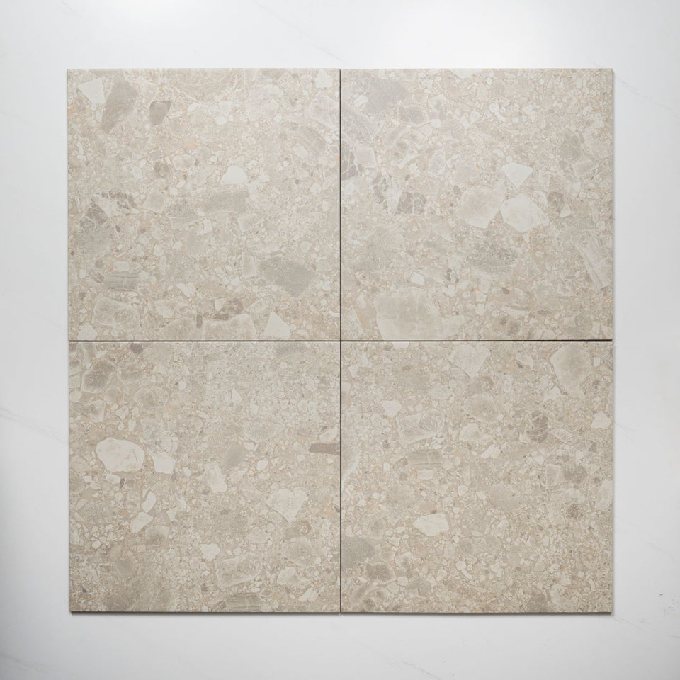Southside Beige Terrazzo External P5 Porcelain Tile 450 x 450mm