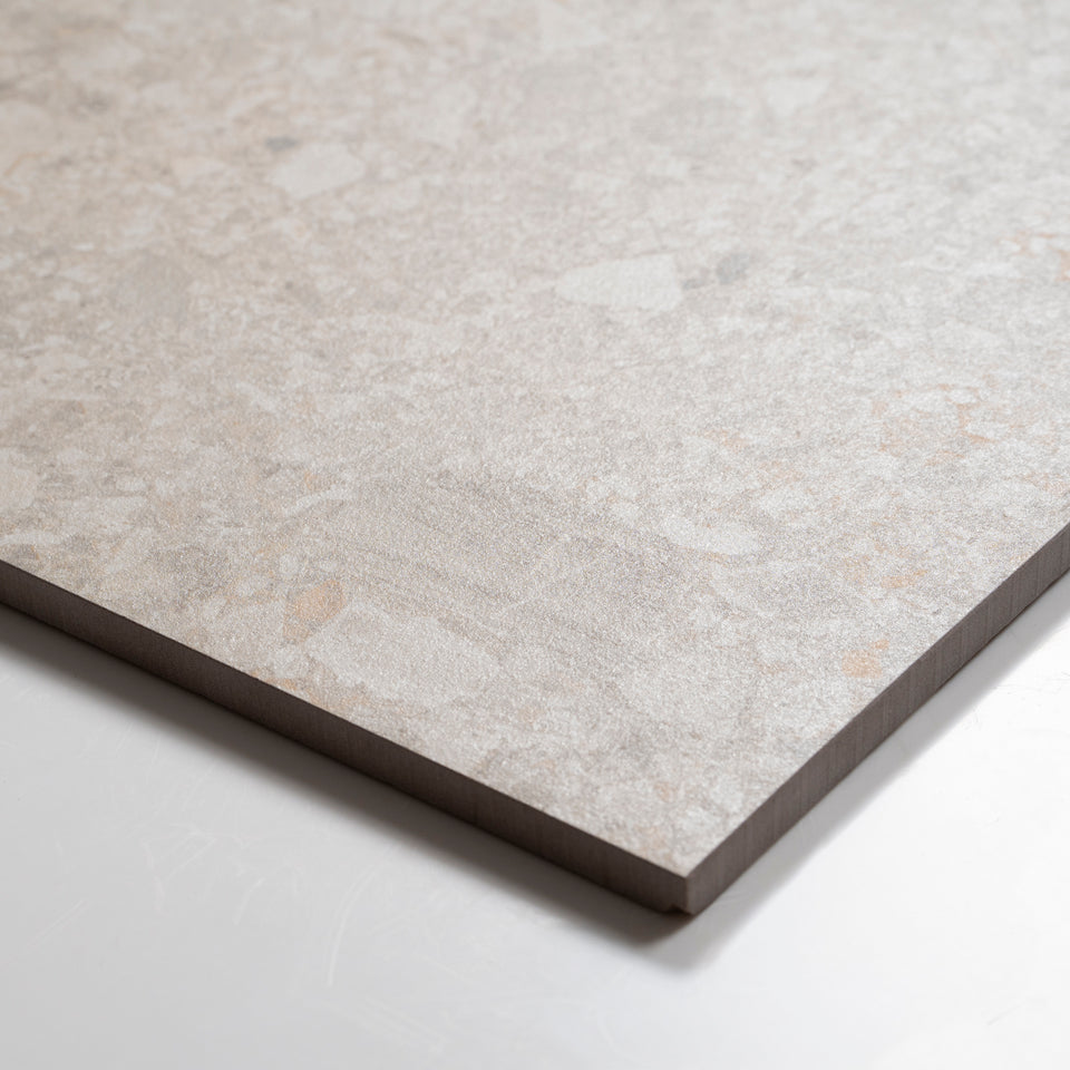 Southside Beige Terrazzo External Porcelain Tile P5 600mm x 600mm