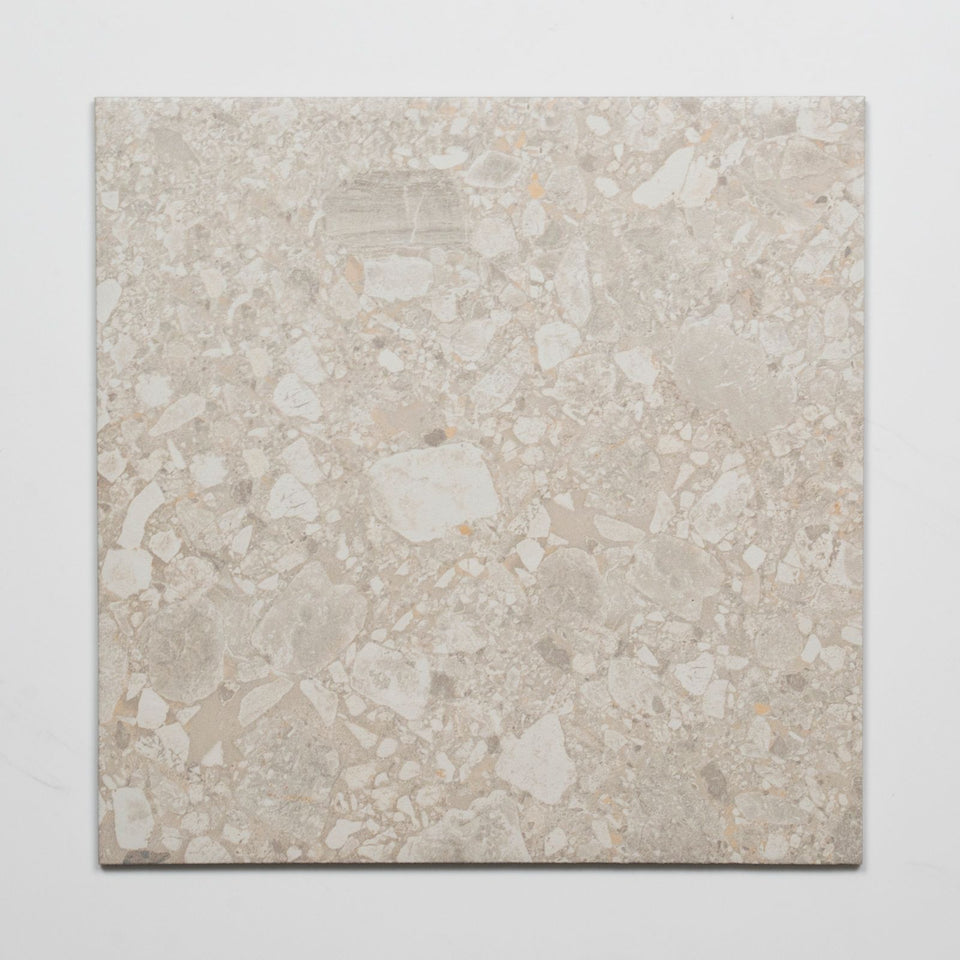 Southside Beige Terrazzo Matte P3 Porcelain Tile 300 x 300mm