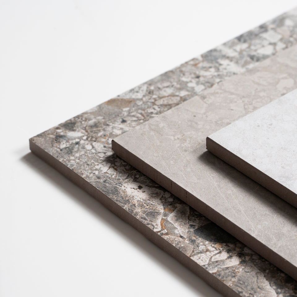 Southside Grey Terrazzo Matte Porcelain Tile P4 300mm x 600mm