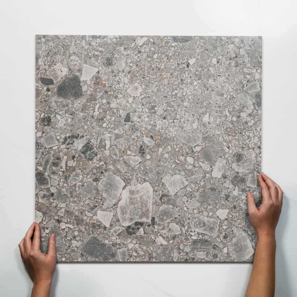 Southside Natural Terrazzo External Porcelain Tile P5 600mm x 600mm