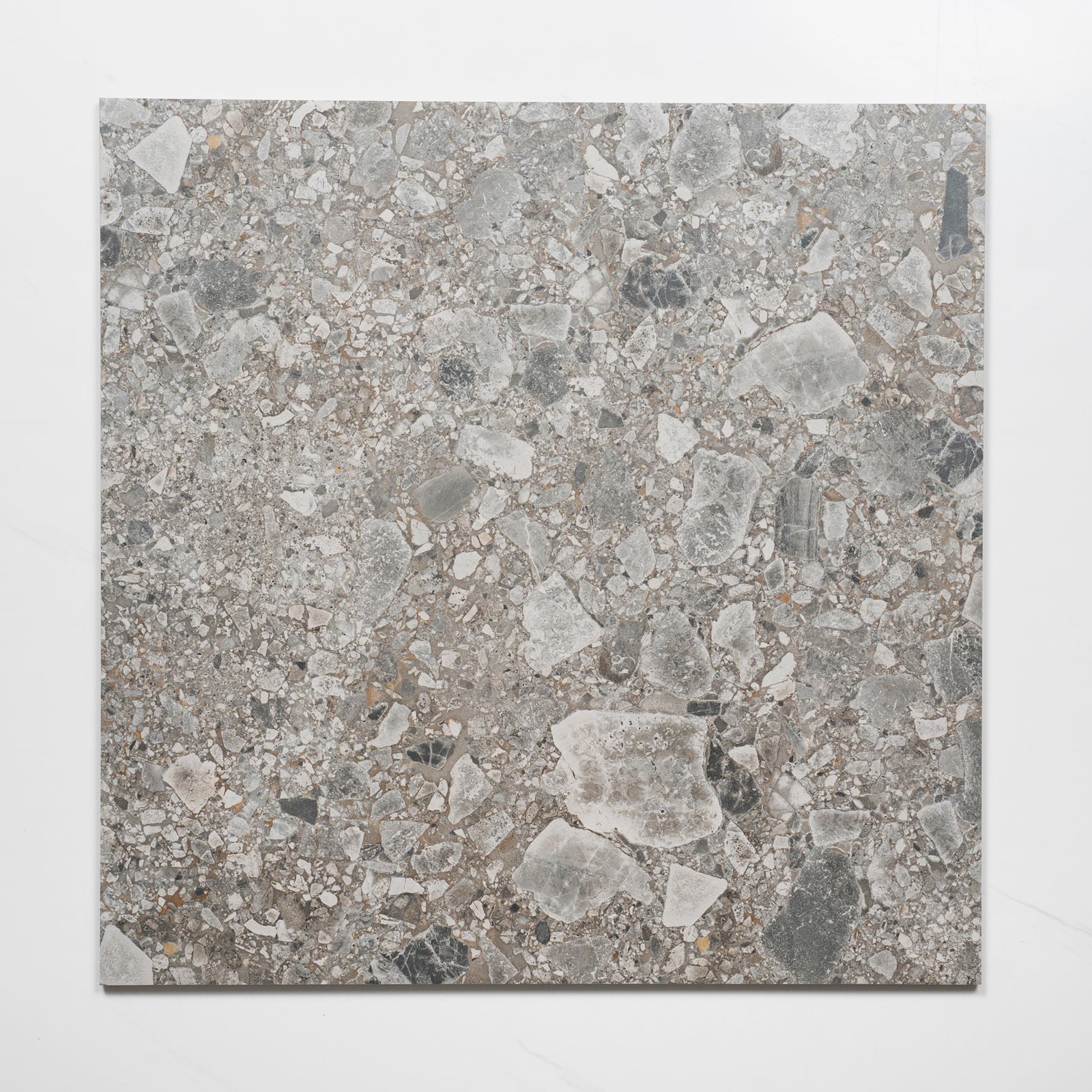 Faces Southside Natural Terrazzo Matte Porcelain Tile P3 600mm x 600mm 6STUNAM - The Blue Space