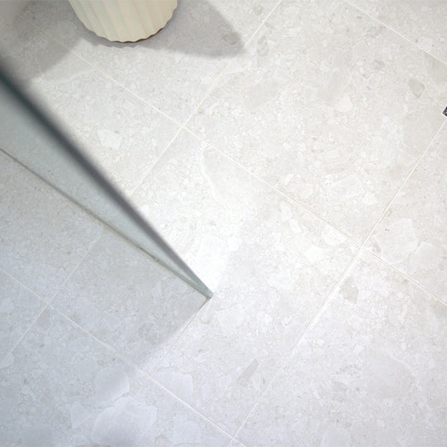 Southside White Terrazzo Matt P3 Porcelain Tile 300x300mm