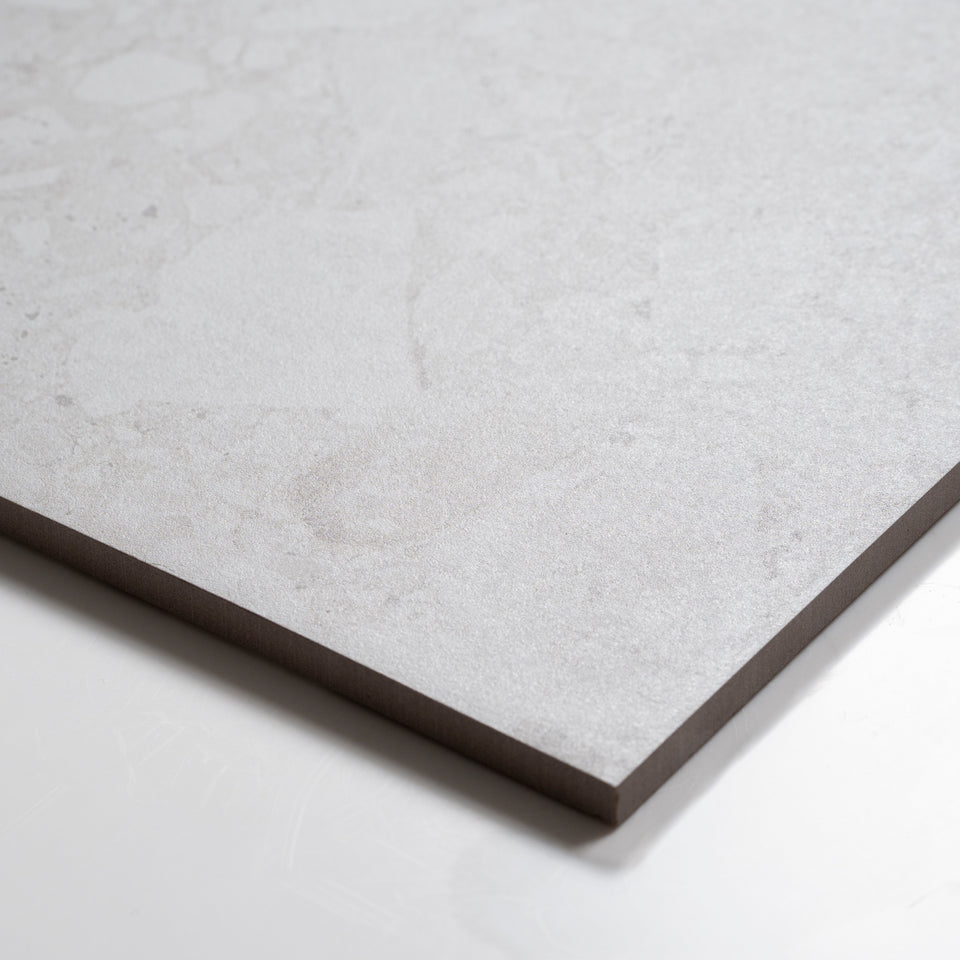 Southside White Terrazzo Matte Porcelain Tile P4 300mm x 600mm