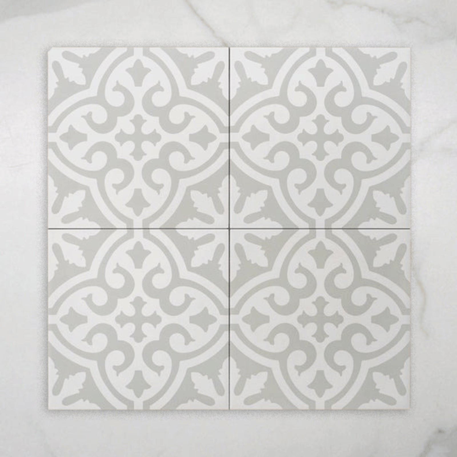 Faces Tamarama Soft Grey Matt P3 Cushioned Edge Porcelain Tile 300x300mm 3KENGYM - The Blue Space