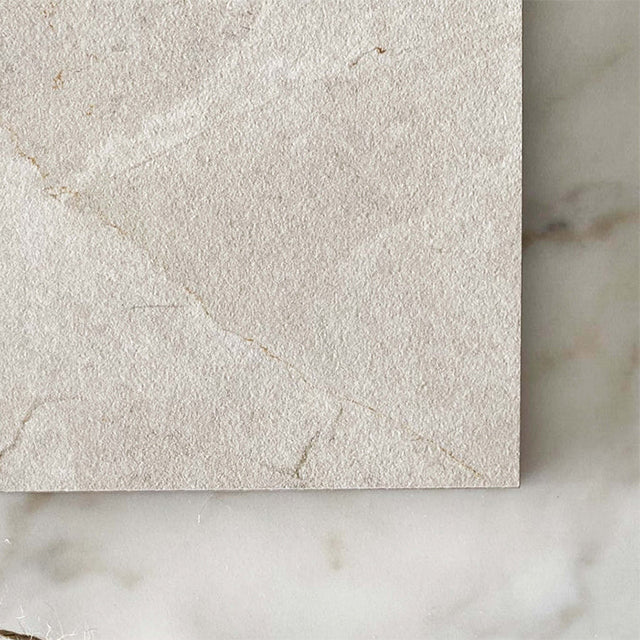 Tan Tilly Tundra Stone Look Tile  Matte Tech Grip 300 x 300 x 10mm Porcelain