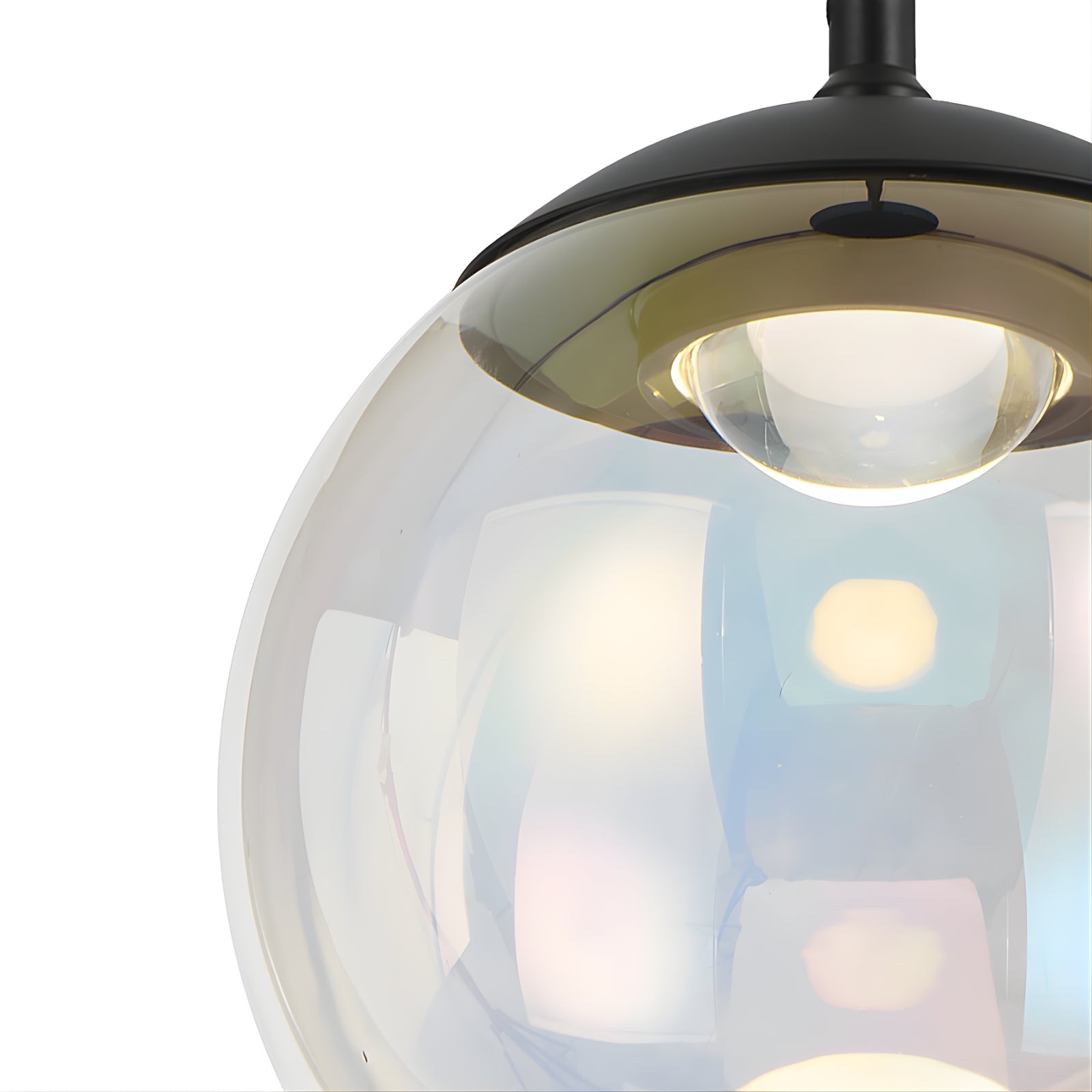 Details Telbix Aurora 20cm Pendant Light Black  AURORAPE20-RBW - The Blue Space