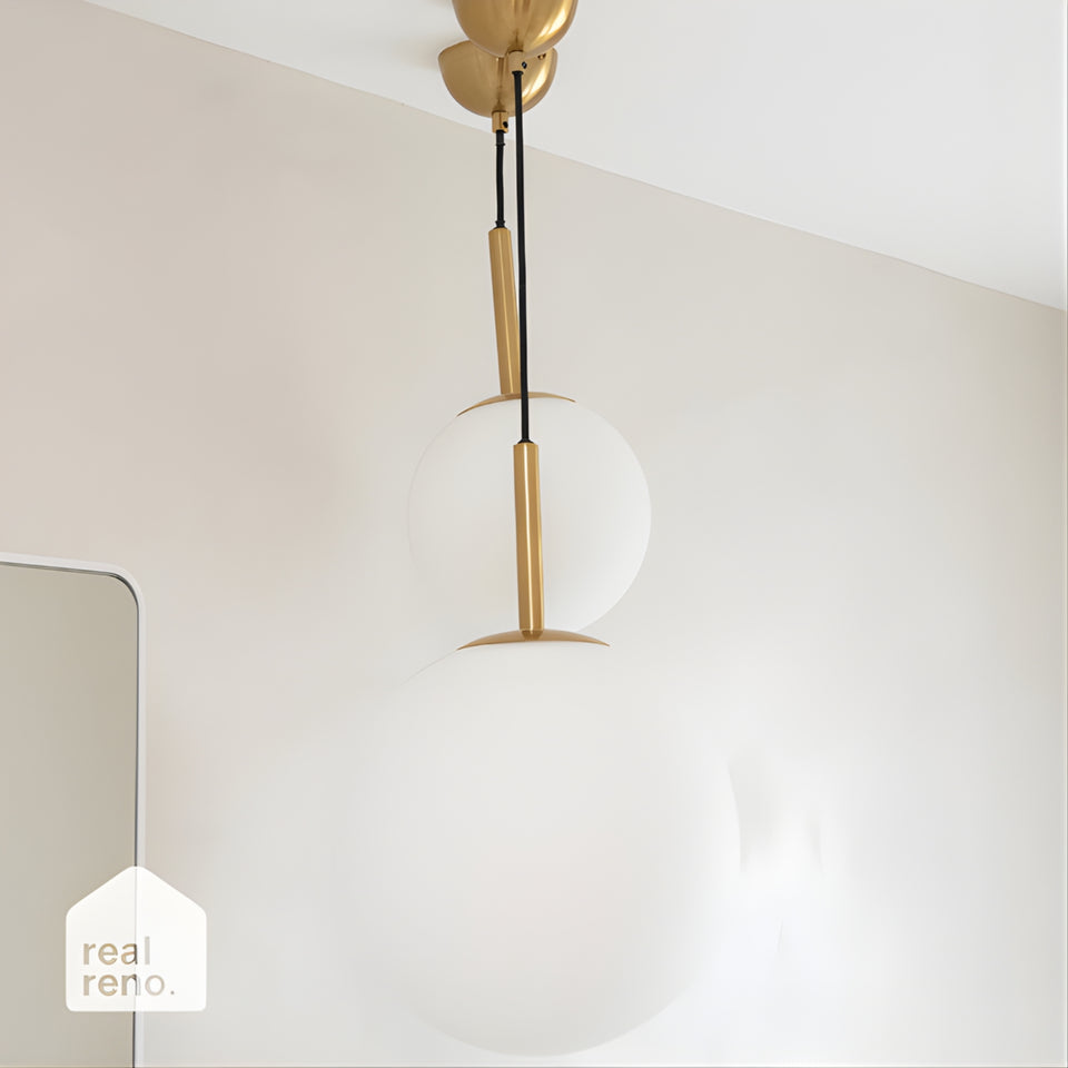 Telbix Bally E27 30cm Pendant Antique Gold