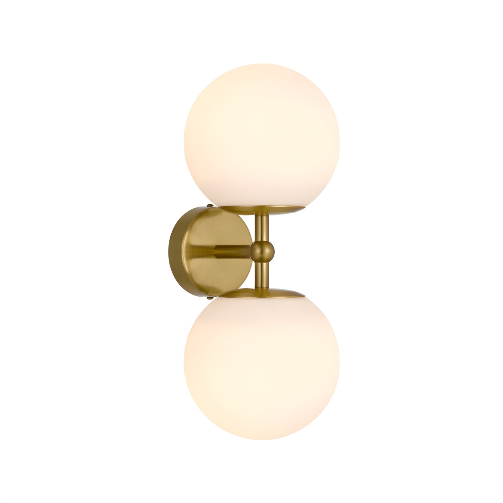 Telbix Eterna 2 Wall Light Antique Gold Opal Matte  ETERNAWB2-AGOP - The Blue Space