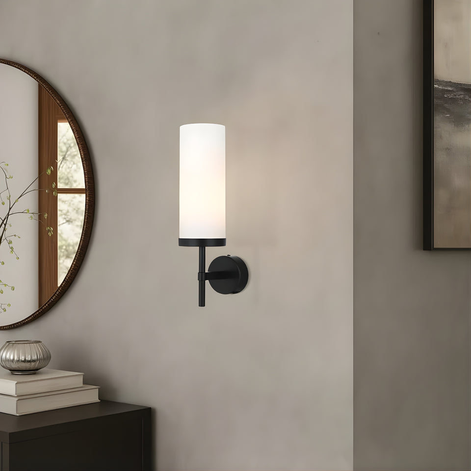 Telbix Garot Wall Light Black Opal Matte
