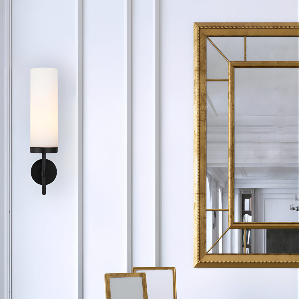 Telbix Garot Wall Light Black Opal Matte