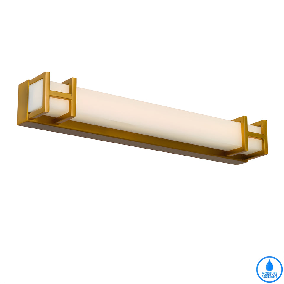 Telbix Gilson 40 Vanity Wall Light Antique Gold