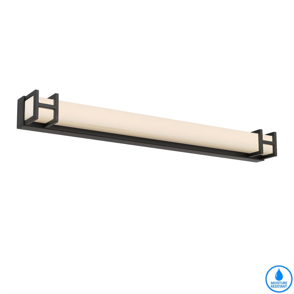 Telbix Gilson 60 Vanity Wall Light Black