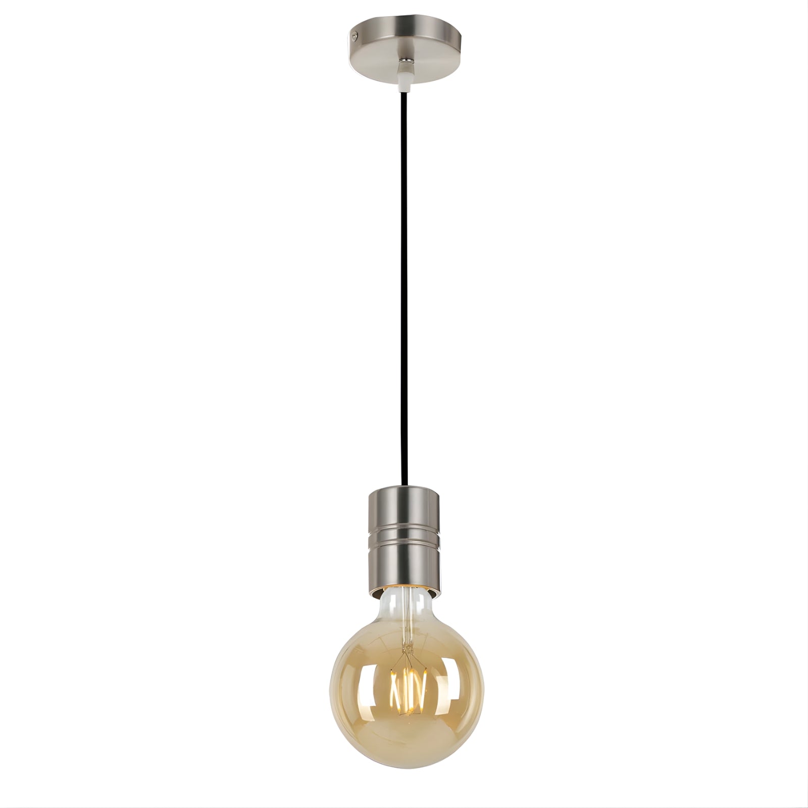 Telbix Lang Cord Set Pendant Light Nickel  LANGCS-NKBK - The Blue Space