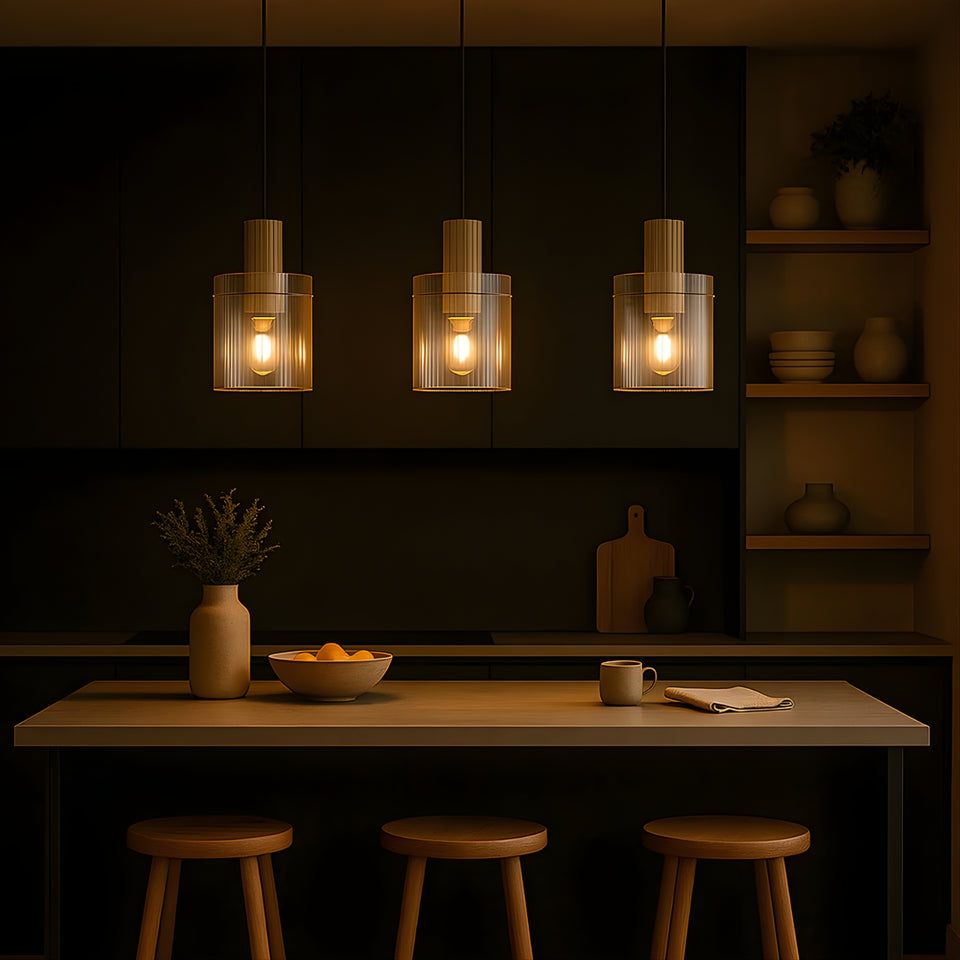 Telbix Mika 18cm Pendant Light Grey