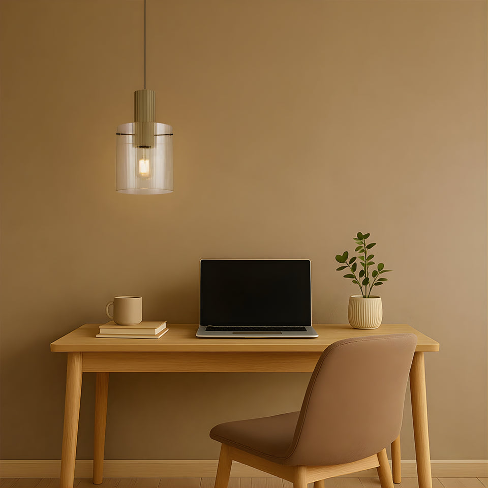 Telbix Mika 18cm Pendant Light Grey