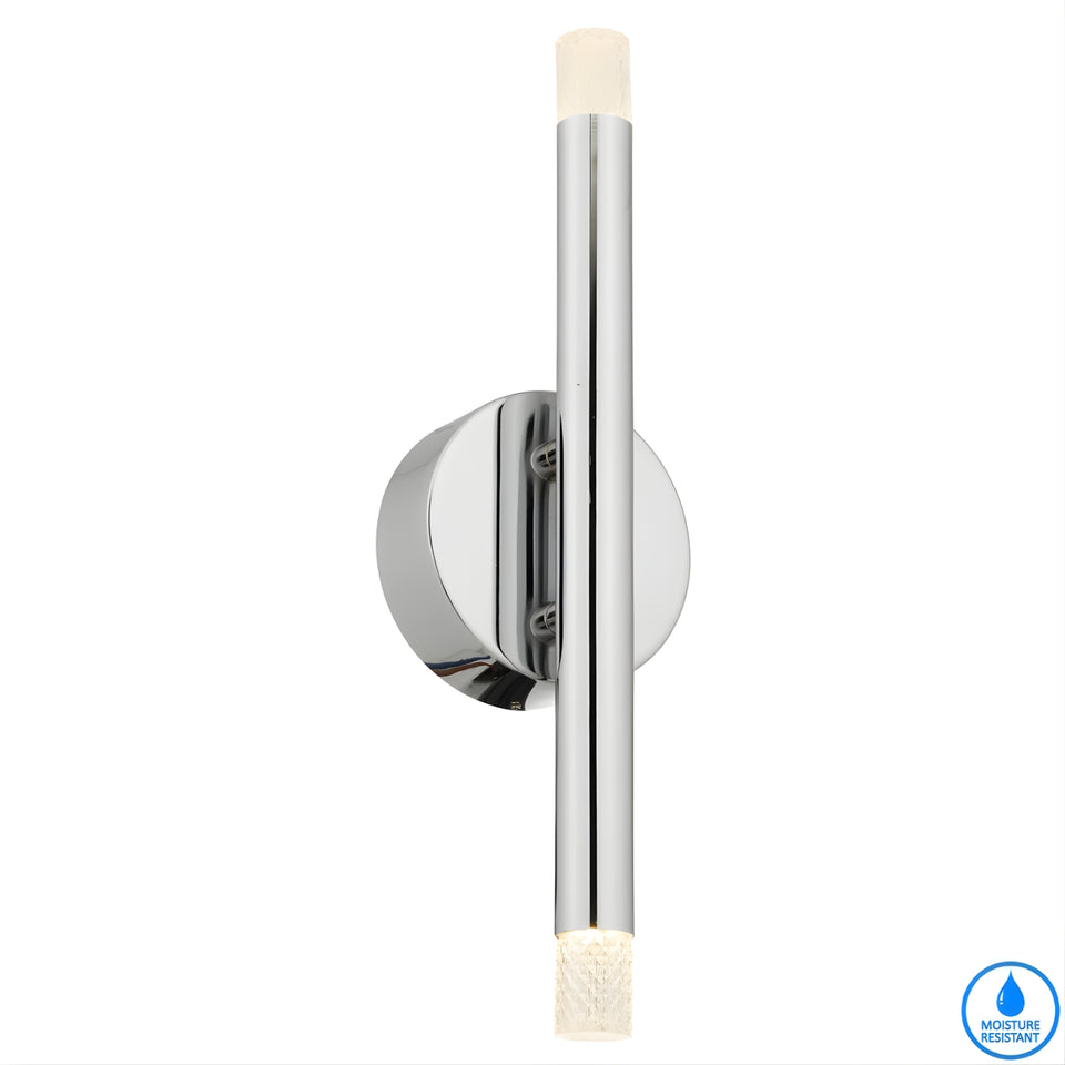 Telbix Milazo 2 Wall Light Chrome