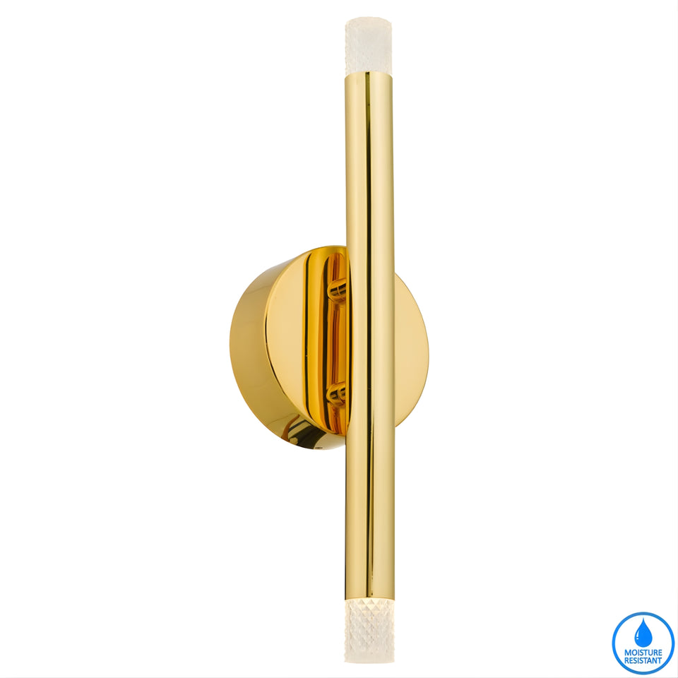 Telbix Milazo 2 Wall Light Gold