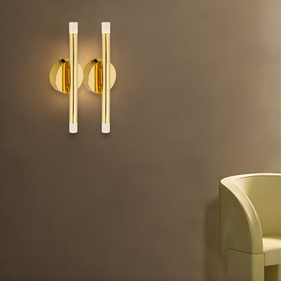Telbix Milazo 2 Wall Light Gold