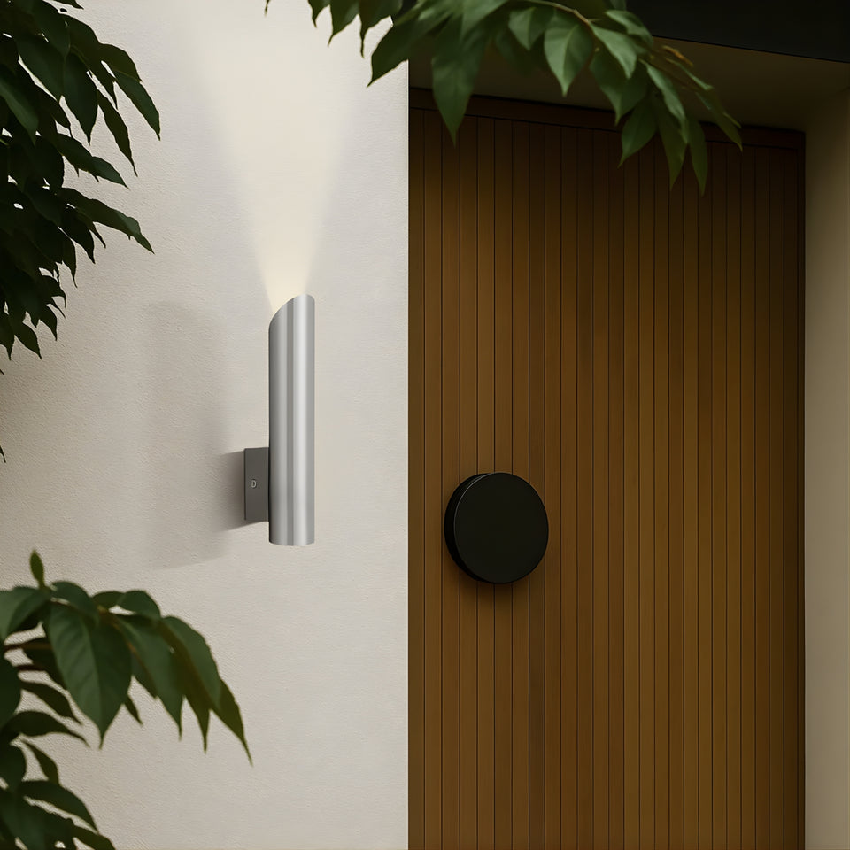 Telbix Penros 1 Wall Light Stainless Steel