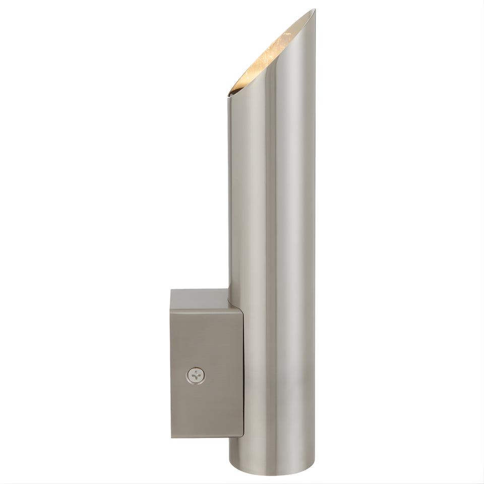 Telbix Penros 1 Wall Light Stainless Steel