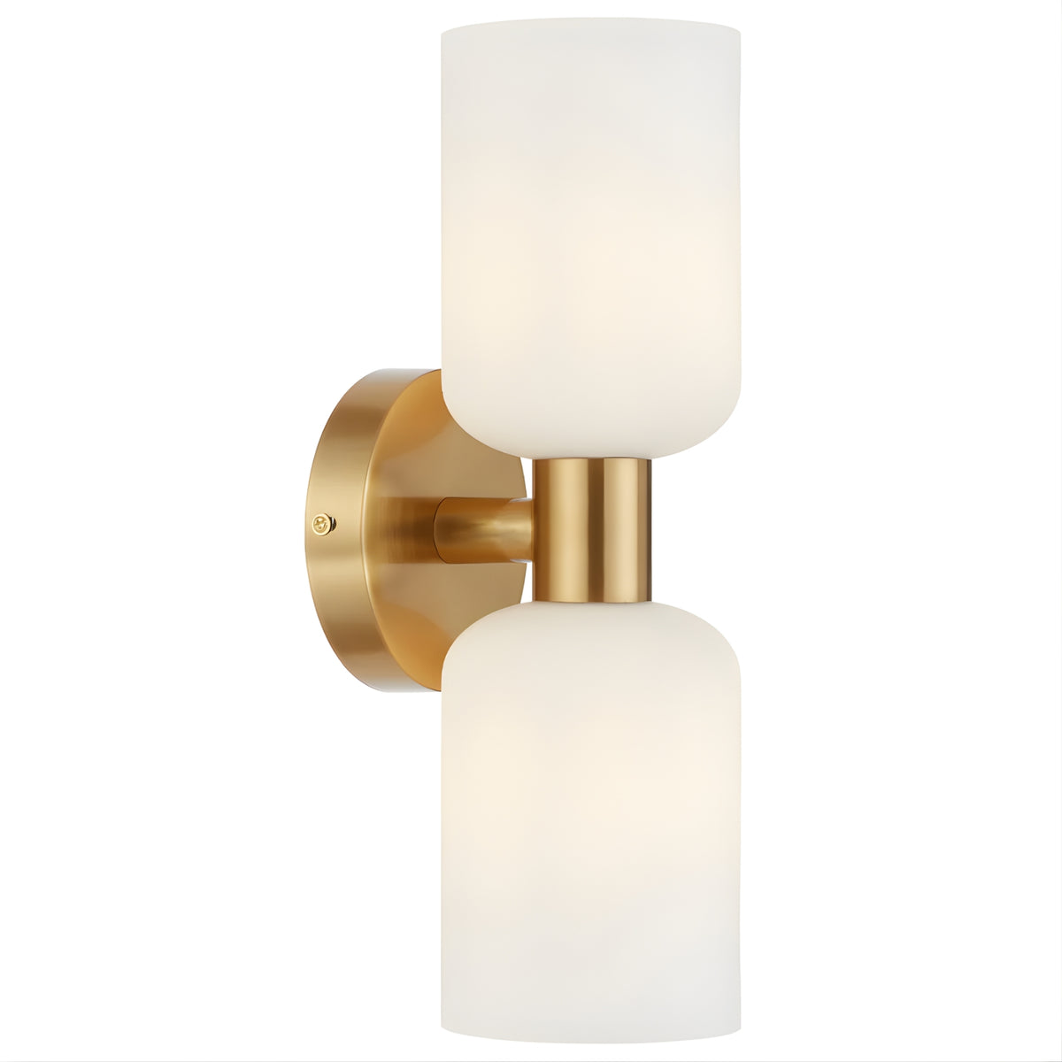 Telbix Riven 2 Wall Light Antique Gold Opal Matte  RIVENWB2-AGOM - The Blue Space