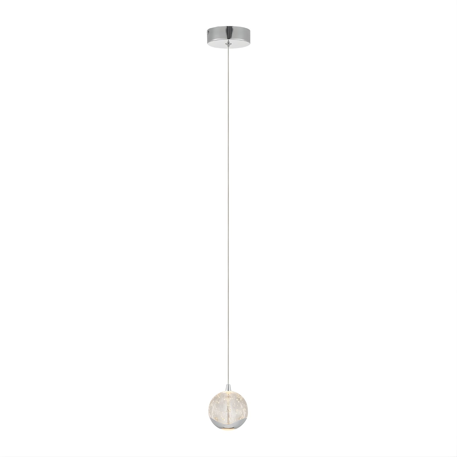Telbix Segovia 1 Pendant Light Chrome  SEGOVIAPE1-CH - The Blue Space