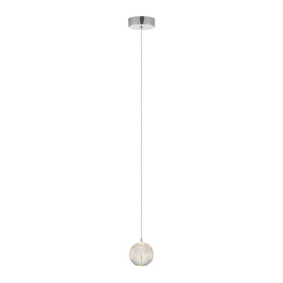 Telbix Segovia 1 Pendant Light Chrome