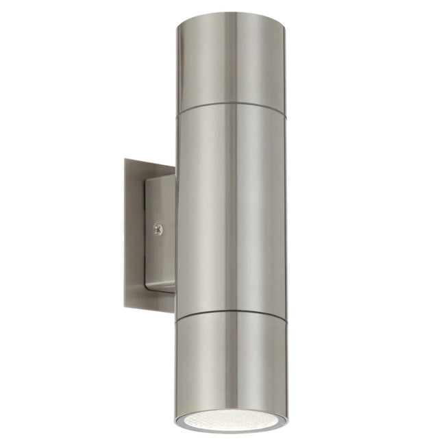 Telbix Walsh Wall light Stainless Steel  WALSHEX2-SS - The Blue Space