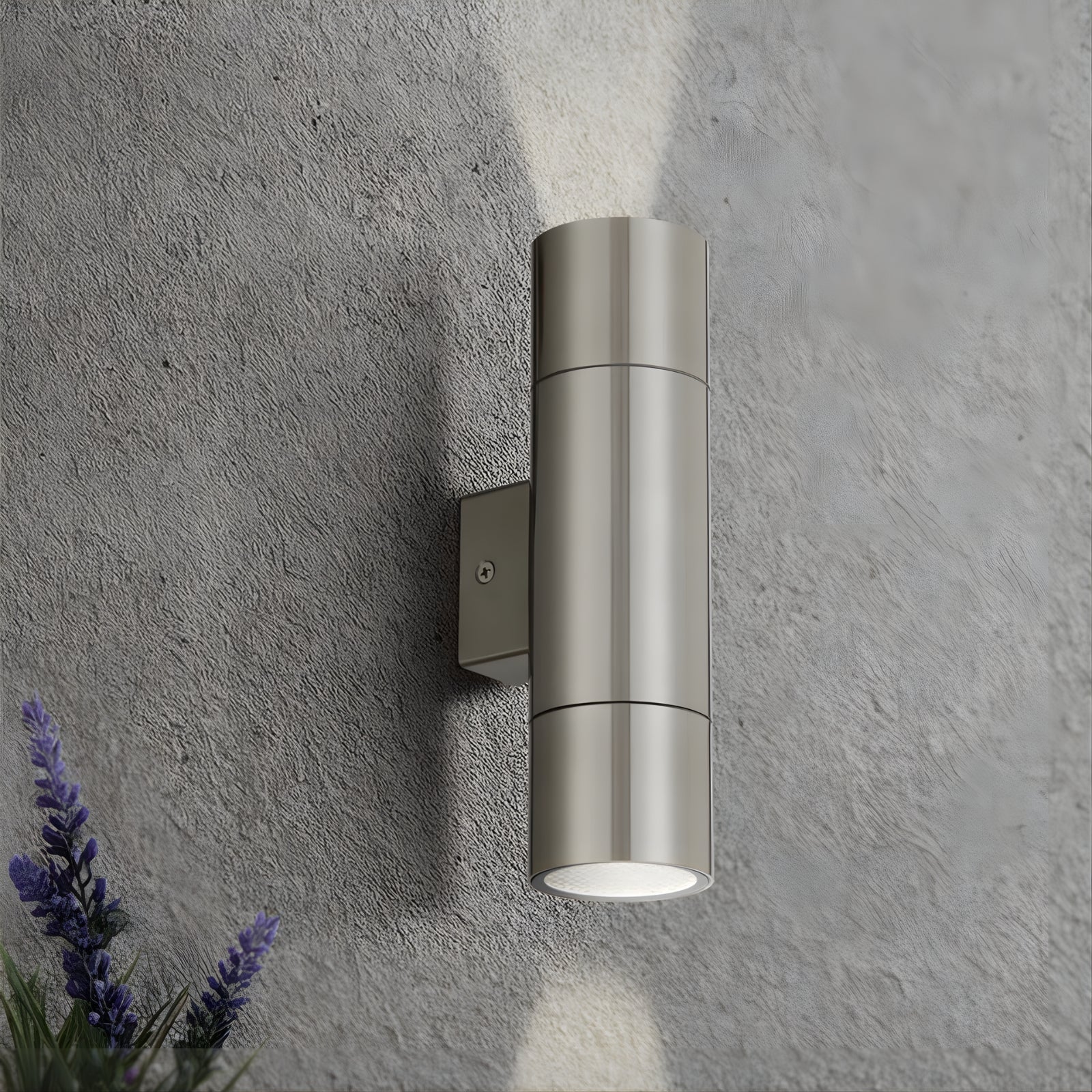 Lifestyle Telbix Walsh Wall light Stainless Steel  WALSHEX2-SS - The Blue Space